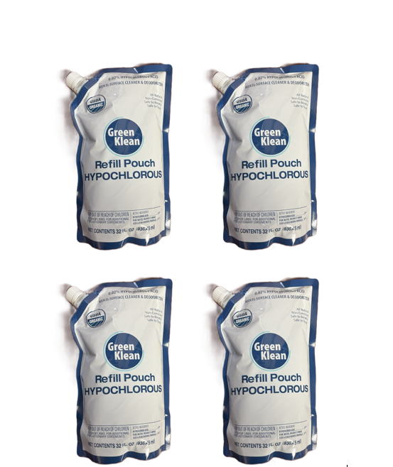 Green Klean Multi-Purpose Disinfectant Refill Pouch 4-Pack